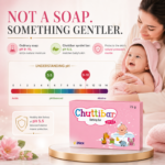 Chuttibar Baby Bathing Bar 75g | pH 5.5 Syndet Formula | Gentle Care for Newborns & Kids - Image 3